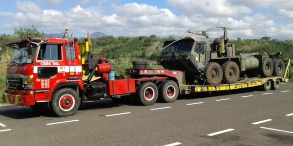Transport of US Army Equipment